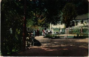 1926 Vihnye, Vihnyefürdő, Kúpele Vyhne; Alsó park / spa, park (EB)