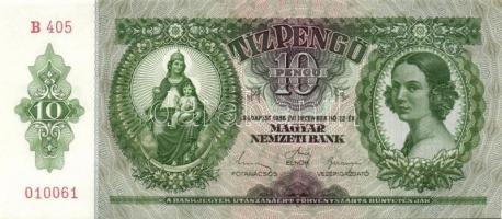 1936. 10P (4x) egymás utáni sorszámokkal T:I