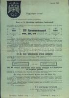 1886 Hirdetmény sorsjátékról / Advertising of Vienna lottery  21x34 cm