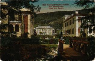 1917 Trencsénteplic, Trencianske Teplice; Villen Graf Seldern / Gróf Seldern villák / spa, villas (Rb)