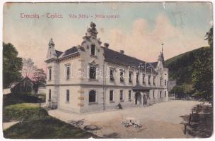 1910 Trencsénteplic, Trencianske Teplice; Attila nyaraló / villa, spa (Rb)