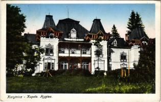 1934 Koritnyica, Korytnica; Hygiea gyógyház, fürdő szálloda / villa, hotel, spa (EK)