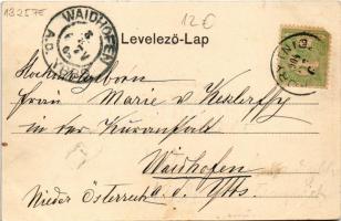 1904 Koritnyica, Korytnica; Szökőkút, Schweiz nyaraló. Kohn A. kiadása / fountain, villa, spa (EK)