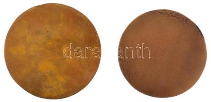 1979. "Pajzs 1979" festett fegyverbaráti bronz emlékérem (87mm) + DN "30 éves a Honvé...