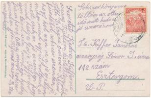 Szklenófürdő, Sklené Teplice; M. kir. Postahivatal / post office (EK)