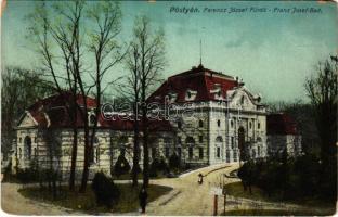 1913 Pöstyén, Pistyan, Piestany; Ferenc József fürdő / Franz Josef-Bad / spa, bathhouse (EM)
