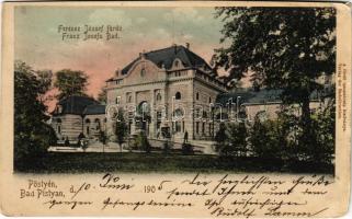 1905 Pöstyén, Pistyan, Piestany; Ferenc József fürdő / Franz Josefs Bad / spa, bathhouse (b)