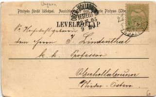 1905 Pöstyén, Pistyan, Piestany; Ferenc József fürdő / Franz Josefs Bad / spa, bathhouse (b)