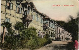 1911 Szliács, Sliac; Bristol szálloda / hotel, spa (fa)