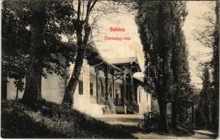 1909 Szliács, Sliac; Üdvözlégy villa. Molnár M. kiadása / villa, spa (EK)