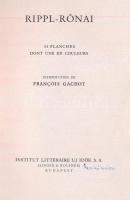 Rippl-Rónai. 33 planches dont une en couleurs. Introdiction de François Gachot. L'Art Hongrois....