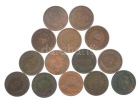 1892KB-1915KB 2f bronz (14x) T:1--2-