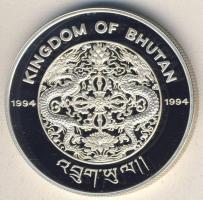 Bhután 1994. 300N Ag "Olimpiai játékok-kosárlabda" T:PP Csak 30.000db!
