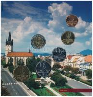 Szlovákia 2005. 50h-10Sk (5xklf) forgalmi sor szettben+ "Zemplín - Sariš" Cu-Zn-Ni emlékér...