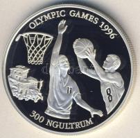 Bhután 1994. 300N Ag "Olimpiai játékok-kosárlabda" T:PP Csak 30.000db!