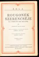 Zola, Emile: Zola összes műve 4 kötete: Rougonék szerencséje I-III. köt./Mesék Ninonnak.; A Föld I-I...