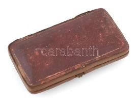 Antik Echt Bernstein pipa, ezüst (Ag) szerelékekkel, jelzett, eredeti tokjában, a tok kissé viseltes...