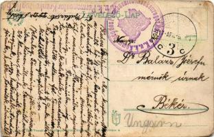 1917 Temesvár, Timisoara; Jenő herceg tér, térzene, Rukavina műemlék, Temesi Agrár takarékpénztár, T...