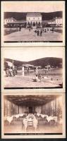 cca 1890 Pirano, Portoroz 10 db érdekes keményhátú fotó 17x12 cm