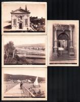 cca 1890 Pirano, Portoroz 10 db érdekes keményhátú fotó 17x12 cm