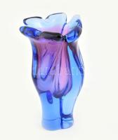 Murano váza, jelzés nélkül, hibátlan, m: 23 cm
