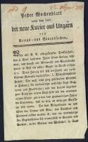 1788 2 db nyomtatvány Hieronimus Moll által kiadott magyar újságok megjelenéséről