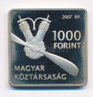 2007. 1000Ft Cu-Ni "Adorján János - Libelle" T:PP patina Adamo EM208