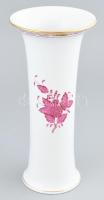 Herendi Apponyi mintás váza. Kézzel festett, jelzett, hibátlan 34 cm