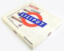 Liliput H0 Orient Express 860 cikkszámú vasútmodell, 5 részes kocsi szett, újszerű állapotban, erede...