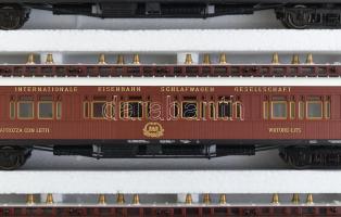 Liliput H0 Orient Express 860 cikkszámú vasútmodell, 5 részes kocsi szett, újszerű állapotban, erede...