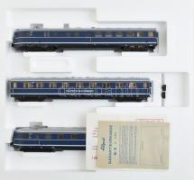 Liliput H0 126 03 2 cikkszámú vasútmodell, DB dízelvonat szett, újszerű állapotban, eredeti dobozában / Liliput H0 No. 126 03 2 model railway, DB diesel train set, in good condition, in original box