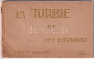 La Turbie et ses environs - pre-1945 postcard booklet with 10 postcards