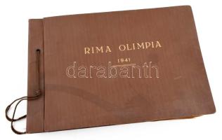 1941 Rimaszombat (Felvidék), "Rima Olimpia" (atlétikai verseny) felvételei: emlékmű-koszor...
