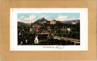 1911 Segesvár, Schässburg, Sighisoara; látkép. Fritz Teutsch kiadása / general view