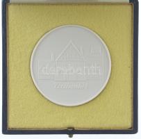 Németország DN Cecilienhof Palota Meissen kétoldalas biszkvit porcelán emlékérem tokjában (65mm) T:1- Germany ND Cecilienhof Meissen two-sided biskvit porcelain commemorative medallion in case (65mm) C:AU