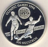 Bhután 1993. 300N Ag "Olimpia-labdarúgás" T:PP