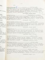 1985-1987 BSE Természetjáró Szakosztály túratervei, 3 db gépirat, tűzve, vegyes állapotban + 1987 Új...