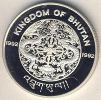 Bhután 1992. 300N Ag "Olimpia-íjászat" T:PP Csak 20.000db!