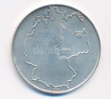 NDK 1970. "Erfurti találkozó" kétoldalas jelzett Ag emlékérem (25,10g/0.999/40mm) T:1- pat...