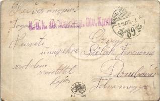 1916 Siesta in Schützengraben / Pihenő a lövészárokban / WWI K.u.k. military art + "K.u.k. 10. ...