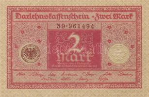 Német Birodalom / Weimari Köztársaság 1920. 2M barna "pecsét" (5x) T:I,I-