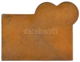 Románia 1967. "Görög-római Birkózó Világbajnokság - Románia, Bukarest" bronz plakett (58x7...