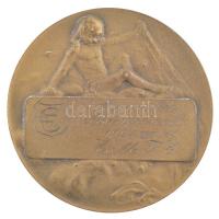 1927. "Énekkar - A munka elismeréséül 1927. VIII. 15 EMTE" kétoldalas bronz emlékérem (50m...