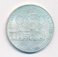 Ausztria 1975. 100Sch Ag Téli Olimpia Innsbruck T:2  Austria 1975. 100 Schilling Winter Olympics Innsbruck / Building and Olympic logo Krause KM#2927