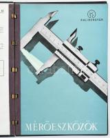 cca 1960 Mérőműszerek I. rész, Kalibergyár Budapest, illusztrált katalógus, az első lap sérült, raga...