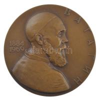Szovjetúnió 1986. Vasily Vatagin 1884-1969 kétoldalas bronz emlékérem (60mm) T:1- Soviet Union 1986. Vasily Vatagin 1884-1969 two-sided bronze commemorative medallion (60mm) C:AU