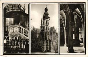 1939 Kassa, Kosice; Székesegyház, belső. Fried kiadása / Dom / cathedral, interior (EK)