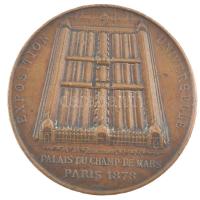 Franciaország 1878. "Francia Köztársaság / Párizsi Világkiállítás 1878 - Trocadero" kétold...
