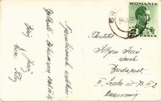 1938 Békás-szoros, Cheile Bicazului (Gyilkos-tó, Ghiclos, Lacul Rosu); Békási szoros / gorge, mounta...