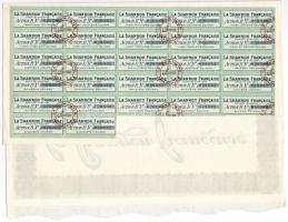 Franciaország / Párizs 1929. "La Shannon Francaise" "B" részvénye 100Fr-ról szel...